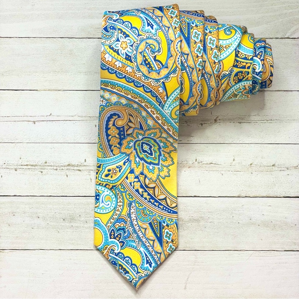 GEOFFREY BEENE Paisley Necktie